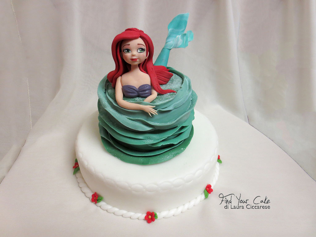 Disney Ariel baby cake topper
