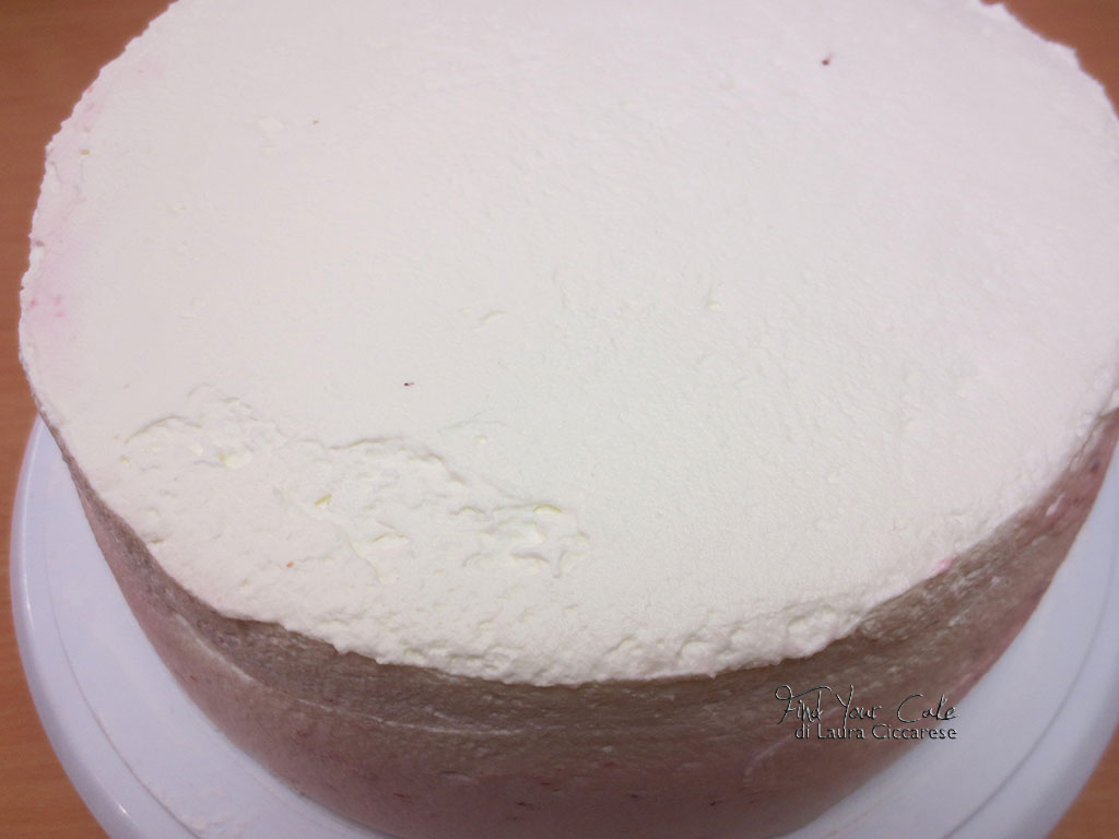 Torta crema panna gelée fragole (19)