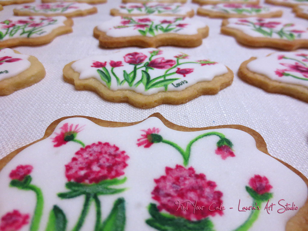 Biscotti dipinti per la festa della mamma