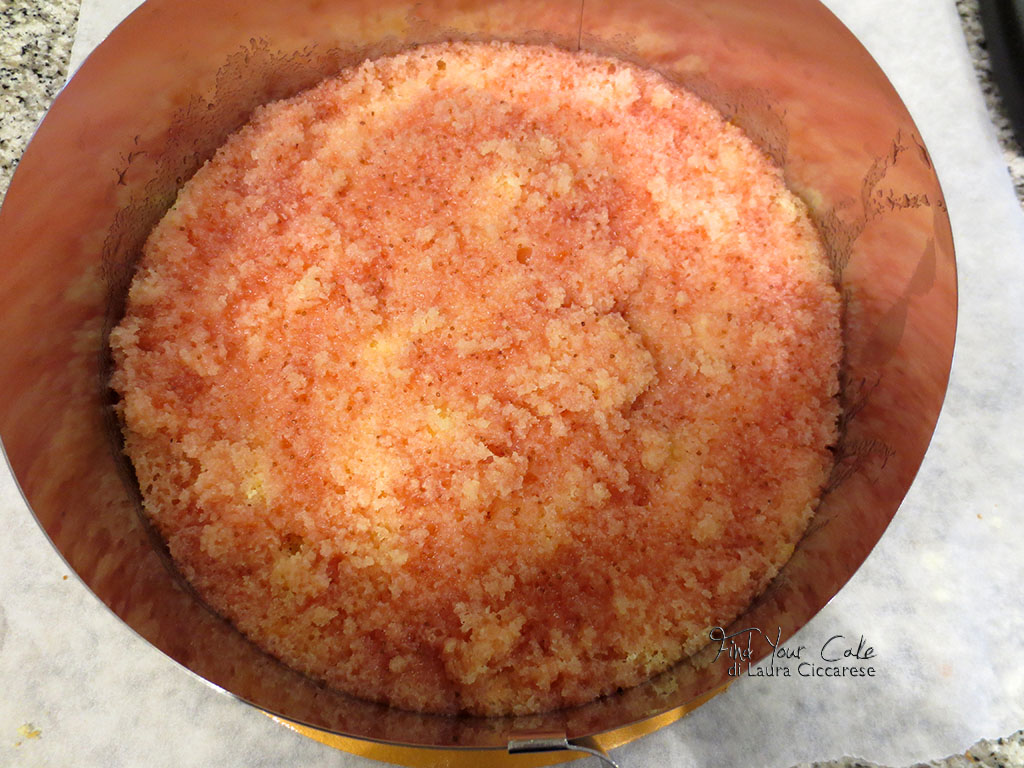 Torta crema panna gelée fragole (15)