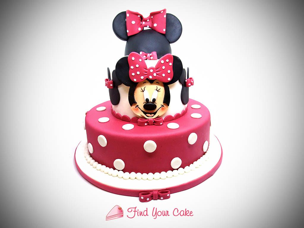 Minnie – Torta dummy in pasta di zucchero