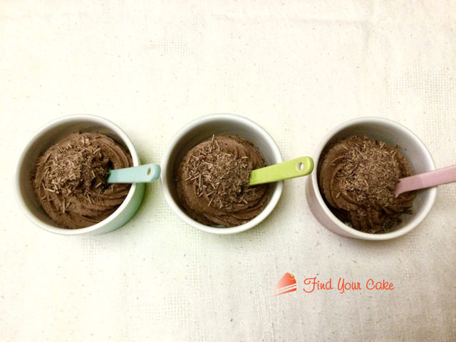 Mousse al cacao con panna