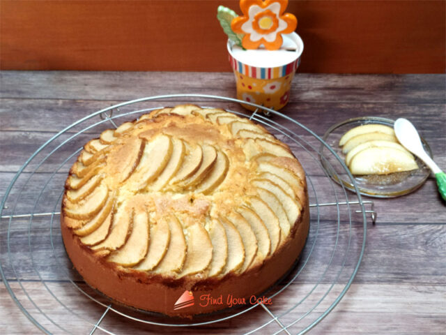 Torta margherita leggera alle mele senza lattosio senza tuorli e senza glutine